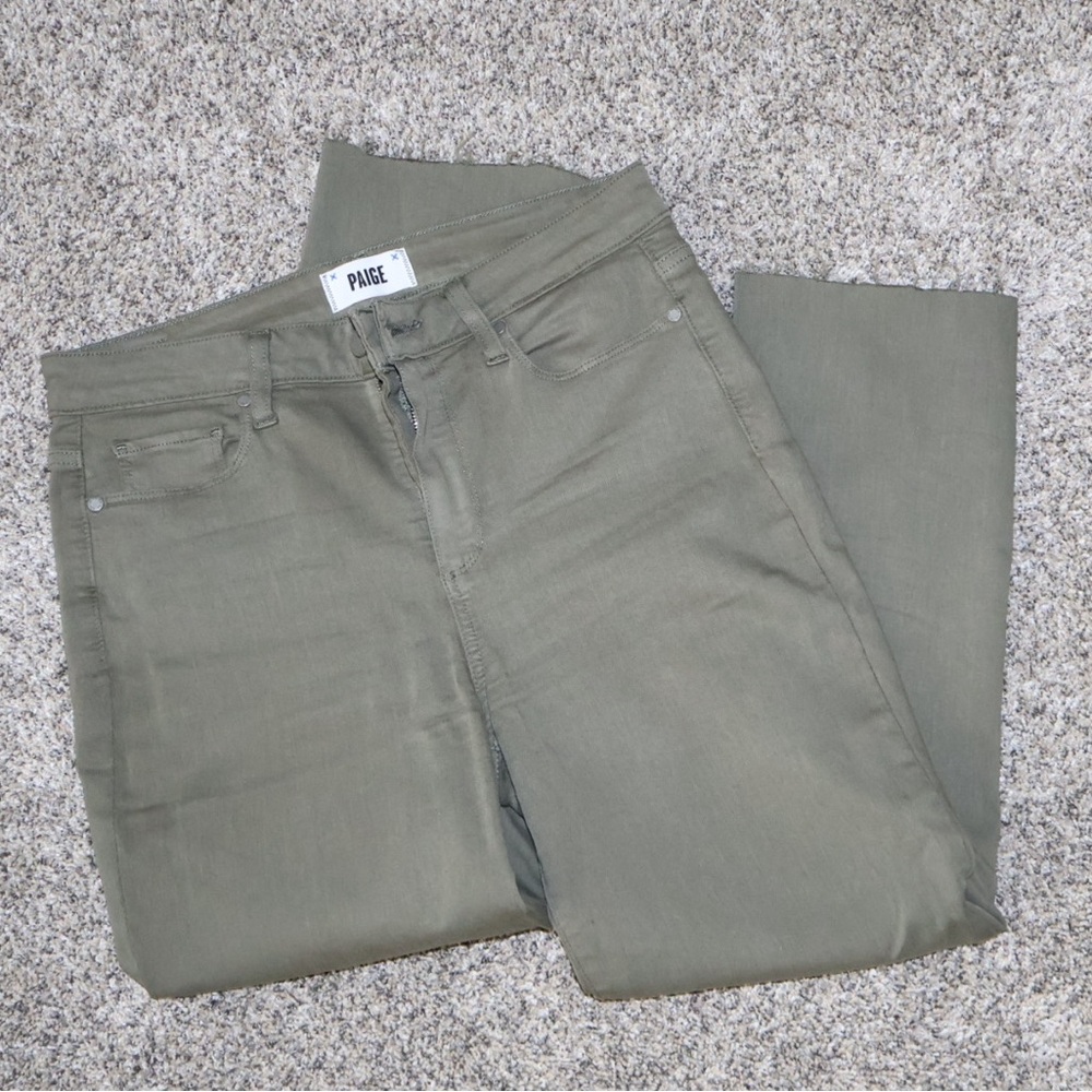 PAIGE Women's Hocton slim Olive pants size 29 ✨MAKE AN OFFER ✨